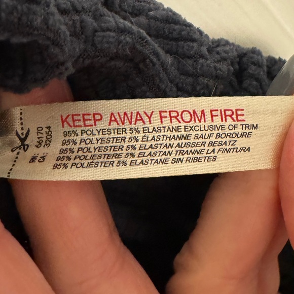 Intimately By Free People Navy Blue Waffle Knit Lounge Pajama Pants Size S - Picture 3 of 13